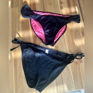 Set of 2 Victoria’s Secret Black Bikini Bottoms - size M